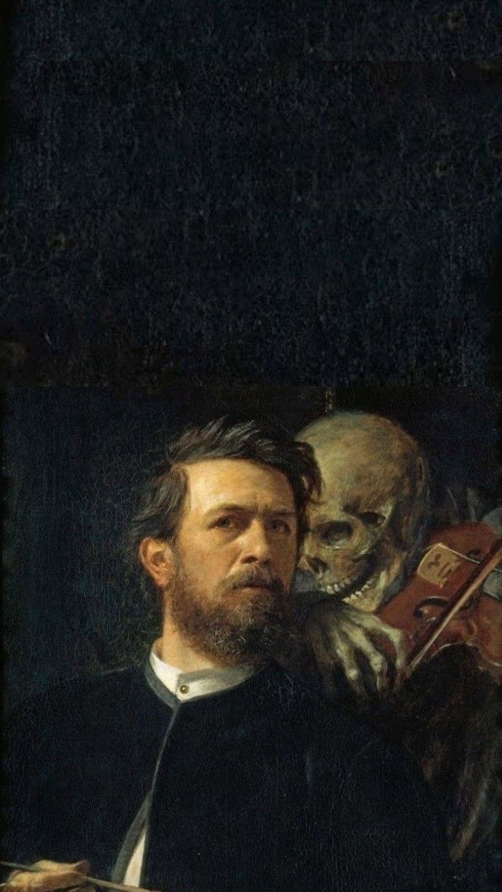India Moments a painting of a man with a violin